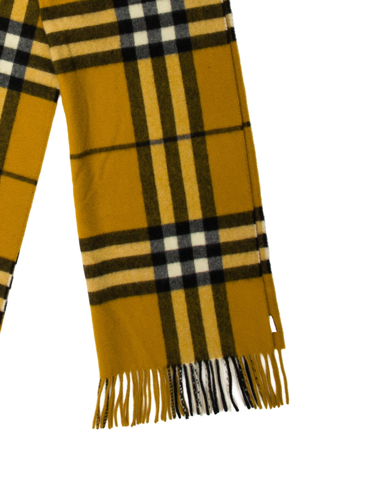 Burberry Cashmere House Check Pattern Scarf